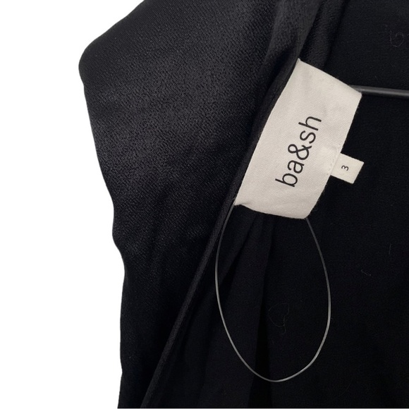 New!‎ ba&sh Norma V-Back Mini Satin Dress - Picture 10 of 12